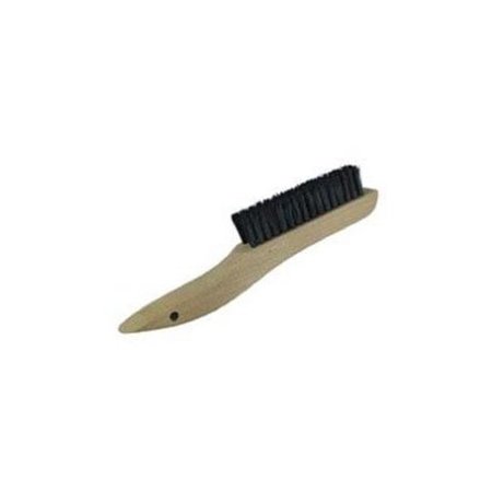 GORDON BRUSH Milwaukee Dustless Brush 578120 Wood Shoe Handle Scratch Brush; Phosphor Bronze; Case Of 12 578120